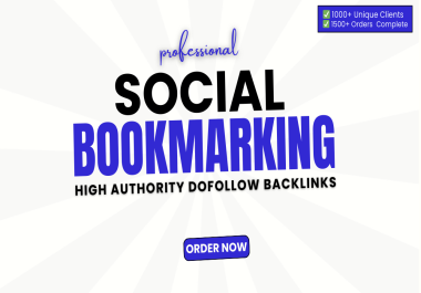 High Authority bookmarks SEO Backlinks to get organic traffic