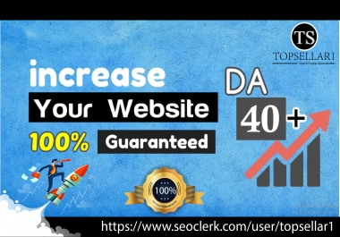 SEO Fosters-Increase your domain authority,  moz DA PA upto 40+