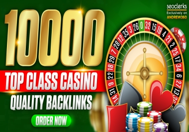 Biggest 10,000 SEO Backlinks All in One Packpage for Casino , Slot Poker , Ufabet betting sites 