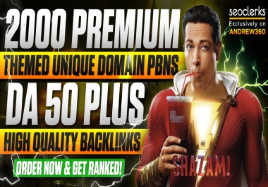 Rank your website on 1 page with 2000 PBN dofollow backlinks quality websites index domains