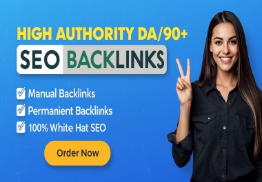 DA PA 90 Plus SEO Backlinks For Long Time Rank 50 web2 and 50 profile