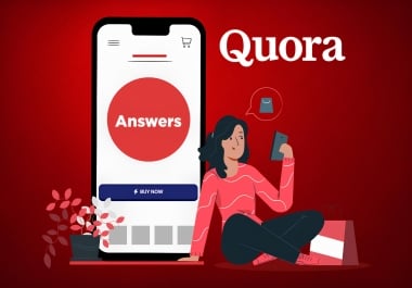 I will manually submit 50 high quality Quora answers ...