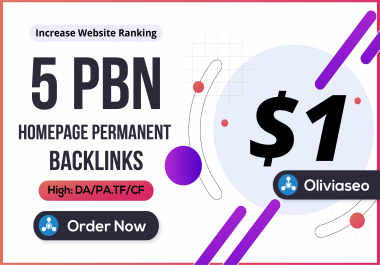 Create 5 High PA/DA Homepage PBN Backlinks To Skyrocket SEO
