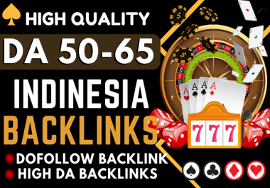 Get 50 HIGH Quality .ID backlinks