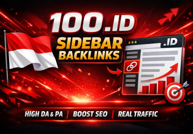 High Quality 100 Indonesia. ID PBN Sidebar Blogroll Dofollow Backlinks