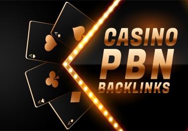 250 PREMIUM DA50+ Niche PBN Casino,  Gambling,  Poker,  Judi Related High DA Back