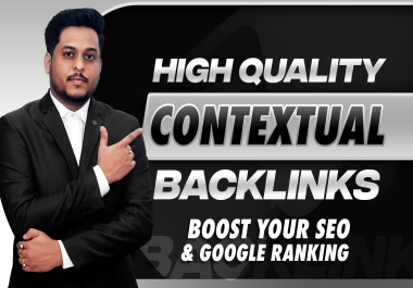 SEO high quality contextual backlinks for top google ranking