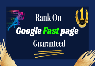 Rank On Google Fast Page,  High-strength 1200+ SEO link building service. Guaranteed