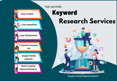 Google Friendly keyword research service.
