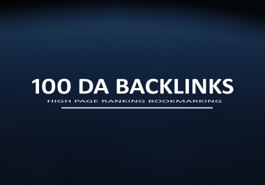 I will create linkbuild in 100 DA websites