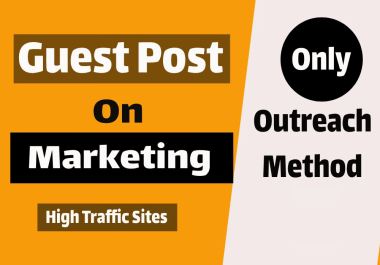 Get Strong Backlinks by guest post or link insert (niche edits) in a marketing niche