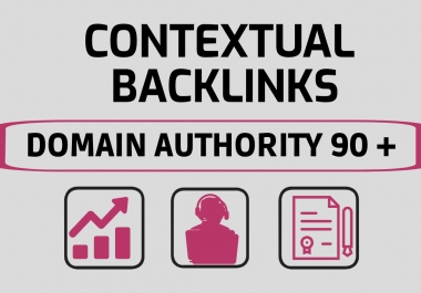 I will help you rank higher on google with high da 90 SEO contextual backlinks