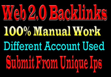 Get 20 Web 2.0 BackLinks for your Website or Blog