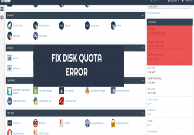 Fix Disk Quota Exceeded Error in Cpanel - Fast Job Done