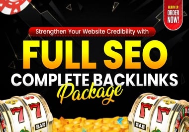 Full SEO Package Complete Website Optimization & Ranking