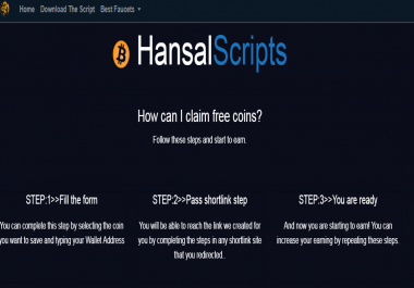 AutoFaucet Script Pay Via ExpressCrypto, walcrypto and faucetpay from hansal scropts