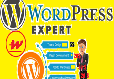 i will make WordPress site for you