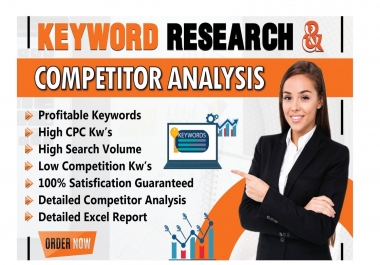 I will do excellent SEO keyword research and competitor analysis fast