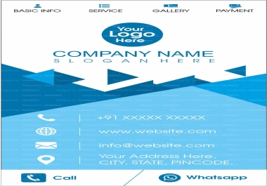 I will Create a Dynamic and interactive E Business card for your Business