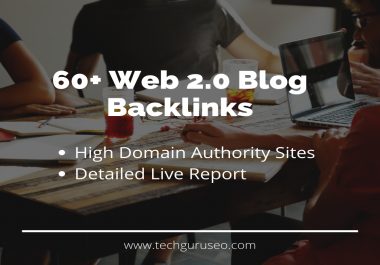 60+ Web 2.0 Blog submissions at High Domain Authority Sites