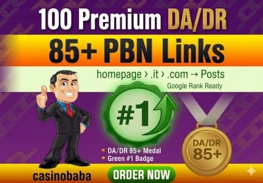 100 Premium DA/DR 85 Plus PBN Links Home Page. it. com Posts