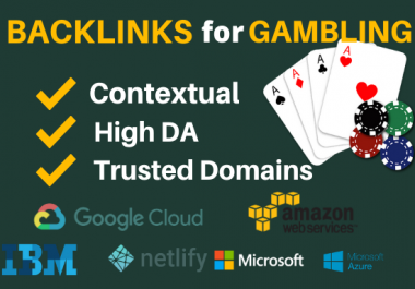Contextual Backlinks For Gambling with High DA