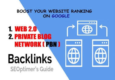 build dofollow PBN & WEB 2 0 SEO backlink manually