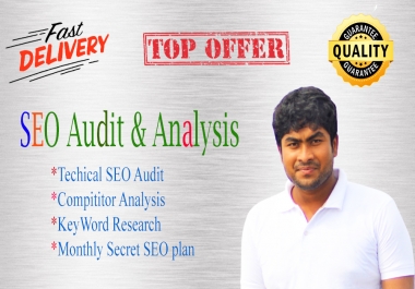 Expert Website SEO audit report,  competitor analysis,  and secret plan