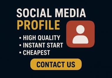 Get Media Profile and Pic Post Video Promotion within 6 Hours