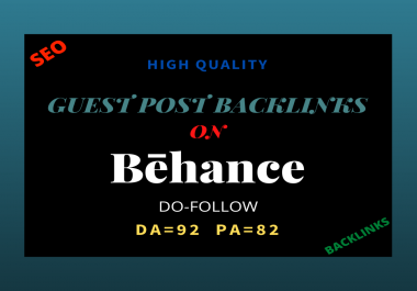 I will provide you high quality SEO guest post backlinks DA 92