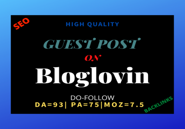 I will provide you high quality SEO guest post backlinks DA 93