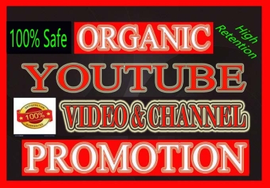 High Retention YouTube Video And Chanel Marketing Super Fast