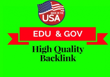 I will boost your High DA premium quality 25 edu gov backlinks
