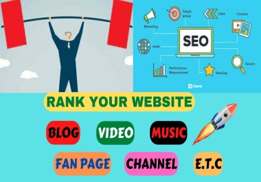 Rank your Website,  Bing & Yahoo first page with SEO 200+ mix Do-Follow Backlinks