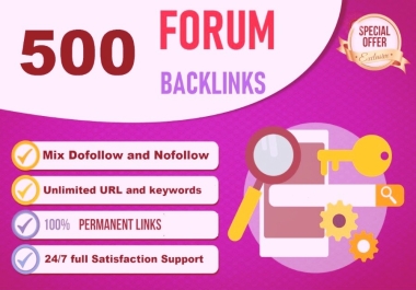 555+ Dofollow Forum Profile backlinks for boost your google ranking