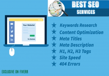 onpage SEO service and technical optimization