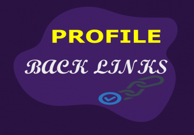 Create 1000 High Authority Profile Back links