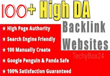 Build 100+ Manual Dofollow High PR Quality Backlinks With High Da Links