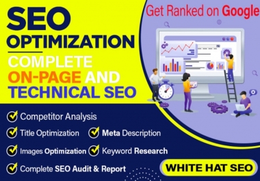 Onpage SEO optimization And Technical SEO for your website ranking