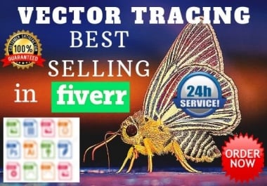 I will design reailstic vector tracing in 24 hours