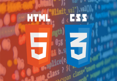 I will do HTML and CSS website design