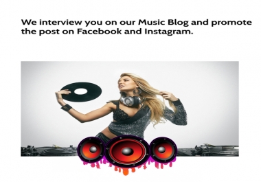 Music Promotion and Blog Placement