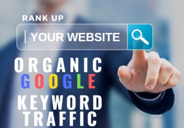 drive google organic search traffic using targeted keywords