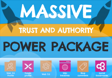 Shoot your site into rankings with our All-In-One Backlinks package