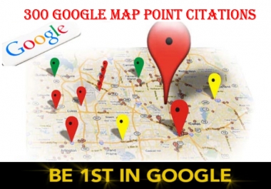 do 300 google map point citations for any country