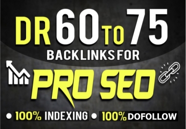 I will create 5 DR 60 to 75 PBN contextual dofollow backlinks for good seo results