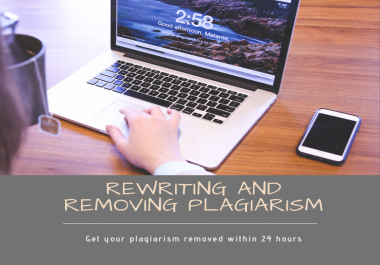 Rewrite and remove plagiarism of 2000 words
