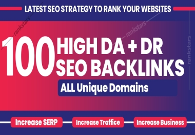 Lightning Boost your Website's Ranking With 100 High Authority Unique Domain Backlinks