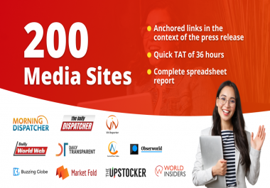 Will Publish And Distribute Your Press Release To 200 Sites