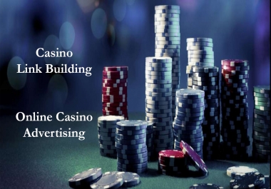 i will Create 20 Backlinks For Your Casino Website With DA 40